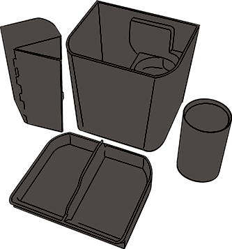 Cool Box Caddy component illustration